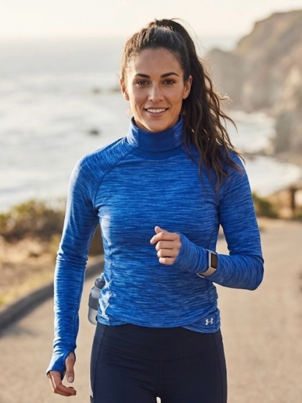 Under Armour Royal Blue Long-Sleeve Performance Turtleneck size L